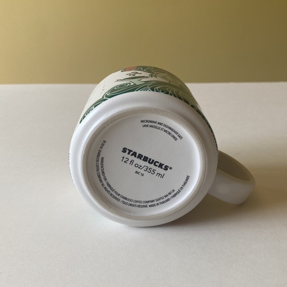 Starbucks 2018 Mermaid Aqua White Mug - Picture 9 of 16